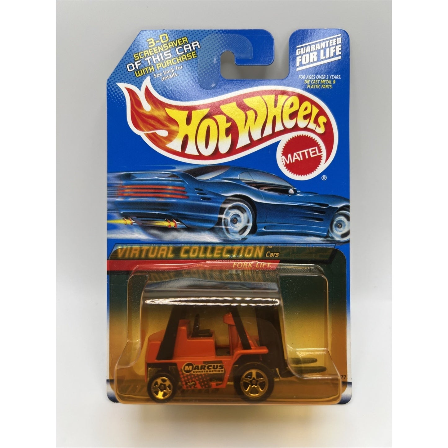 1999 Hot Wheels Virtual Collection 2000 Fork Lift #110 Forklift Diecast