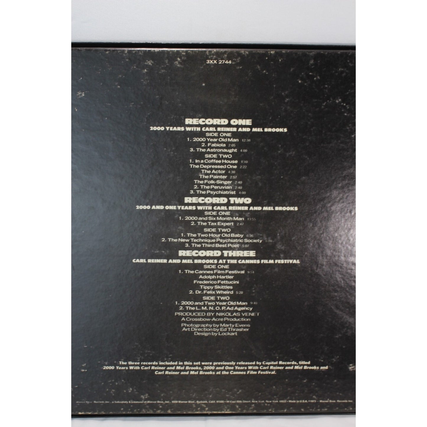 Carl Reiner Mel Brooks The Incomplete Works Of Record Vinyl Music Album Used