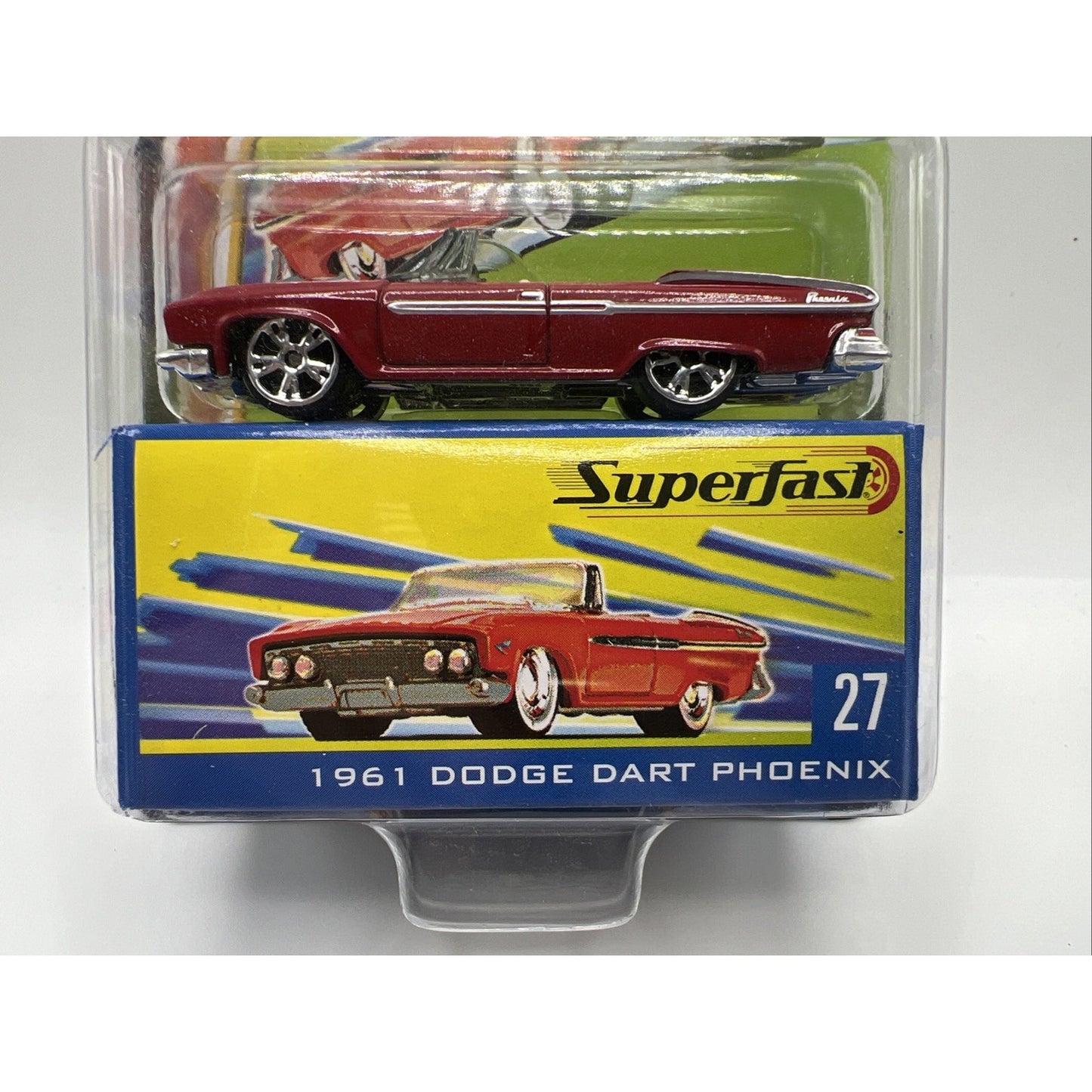 Matchbox Superfast 35th Anniversary #27 1961 Dodge Dart 1/64 Diecast Red Muscle