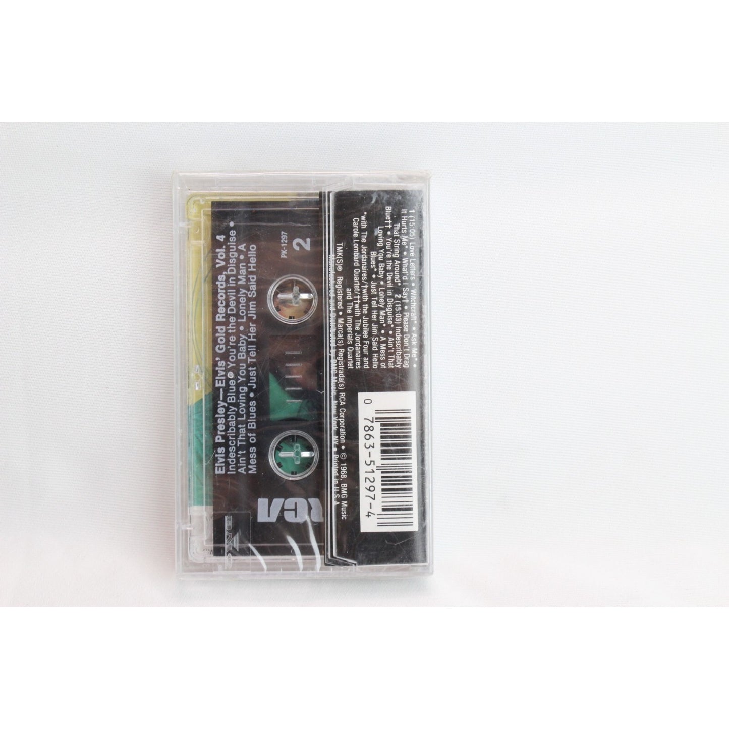 Elvis Presley – Gold Records Volume 4 – RCA Cassette Tape – New Sealed