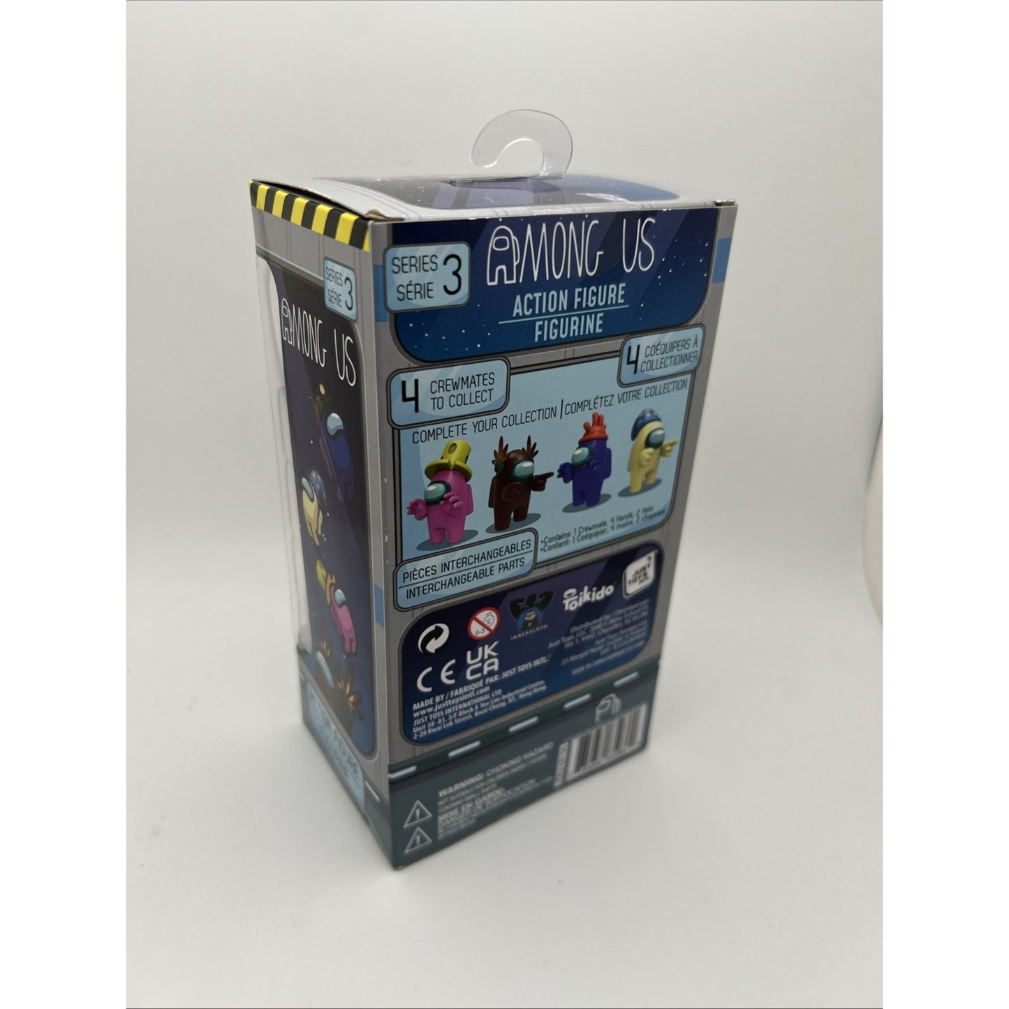 Toikido Among Us Brown With Party Hat Action Figure Series 3 Exclusive Headphone