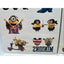 Illumination Minions United Kingdom Temporary Tattoo 6 Sheets Of Tattoos Gru