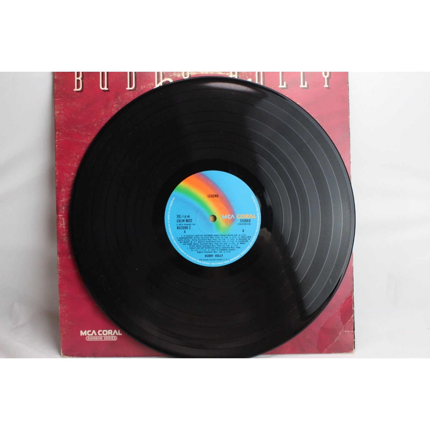 Buddy Holly Legend 1936–1959 Vinyl Record Tested Used