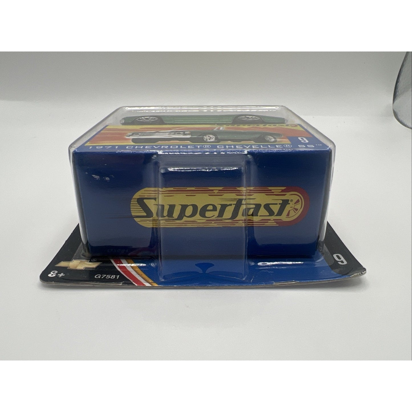 Matchbox 35th Superfast #9 1971 Chevrolet Chevelle SS Collectors Box Chrome