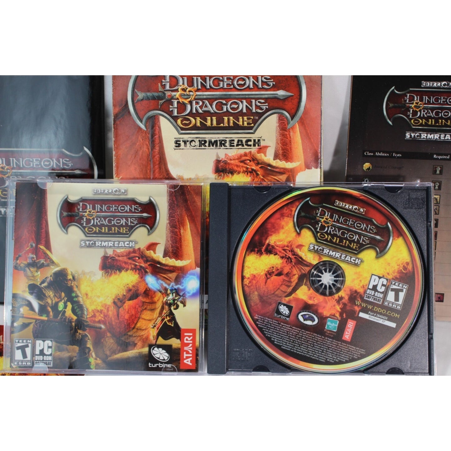 PC Dungeons and Dragons Online Stormreach Used Tested Video Game RPG MMO Fantasy