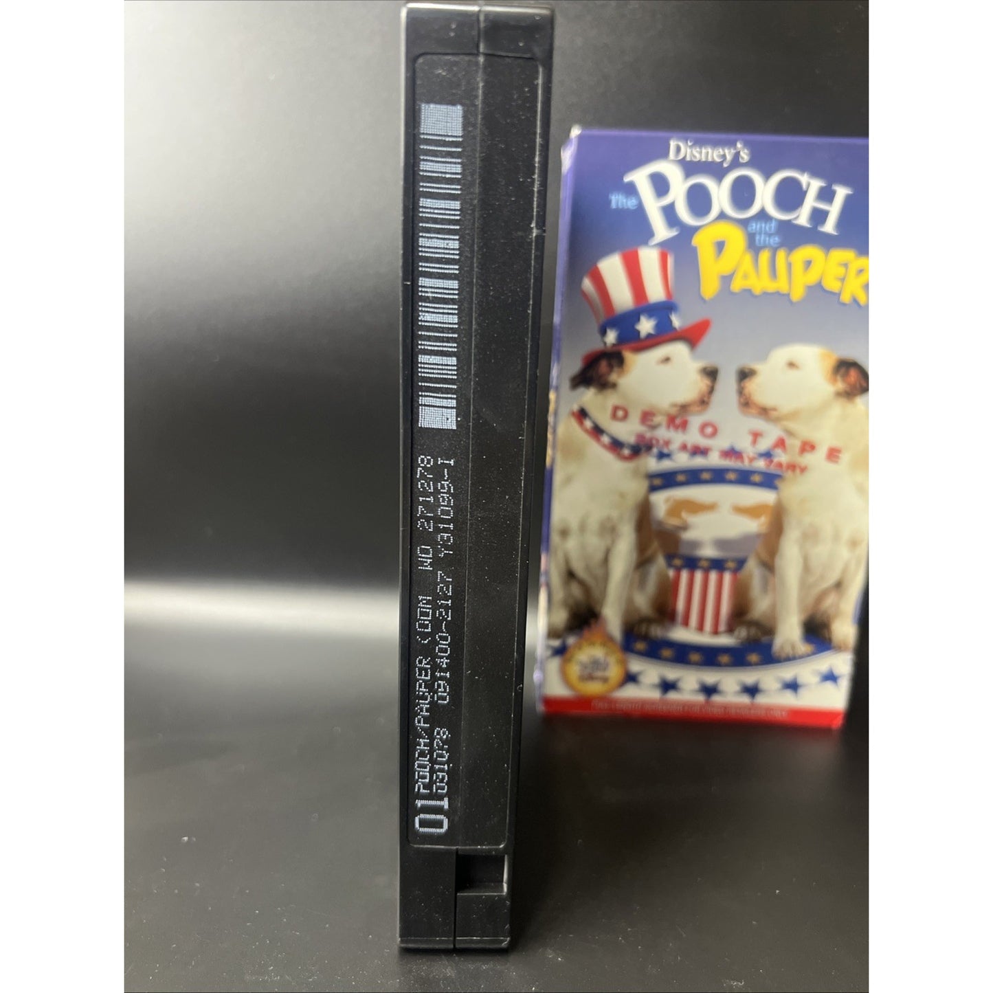 Rare DEMO TAPE Walt Disney's The Pooch and the Pauper VHS Full Length Screener