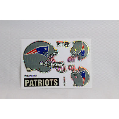 Vintage Prism Sticker 1993 NFL Vending Machine New England Patriots Football