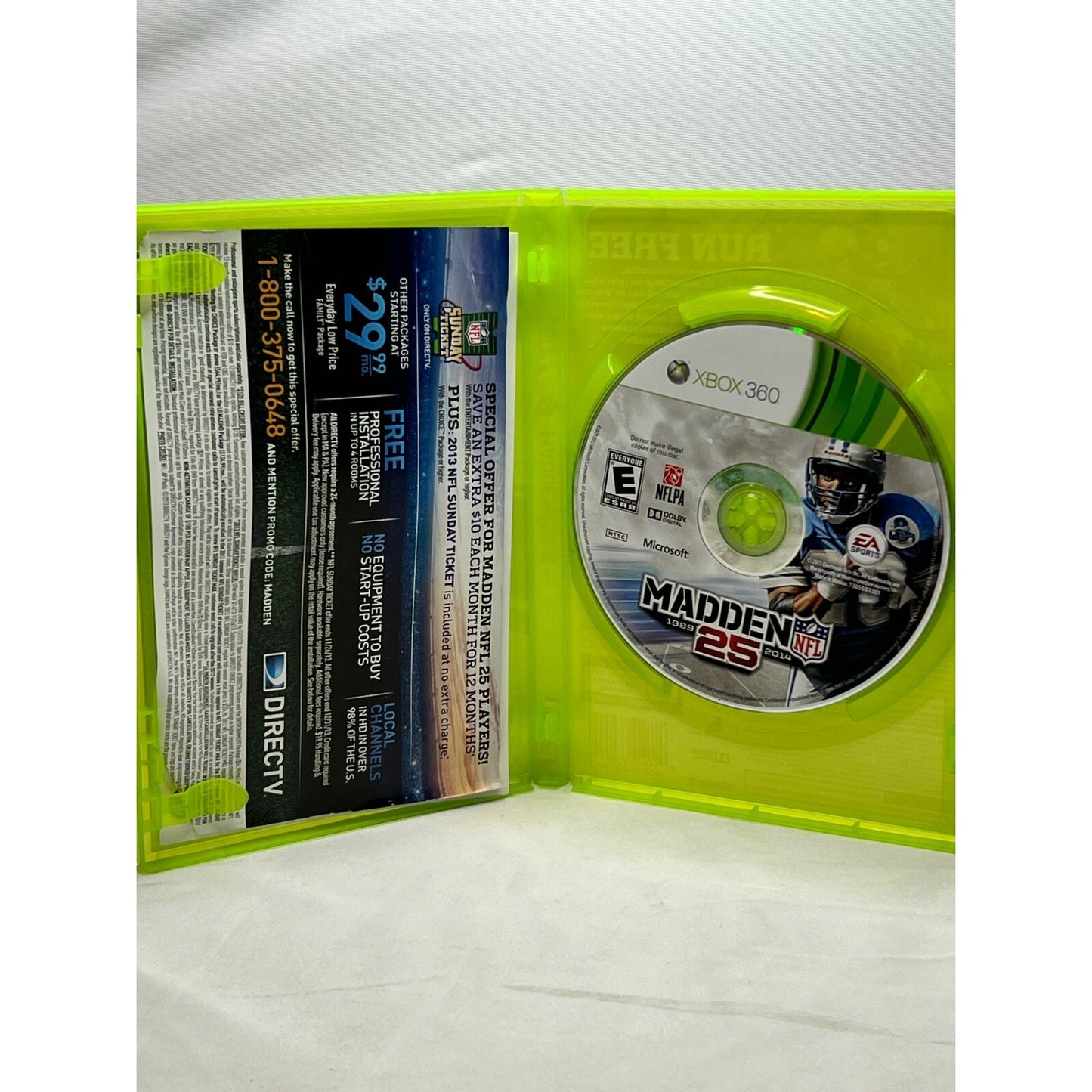 Madden NFL 25 Xbox 360 Tested Video Game Used