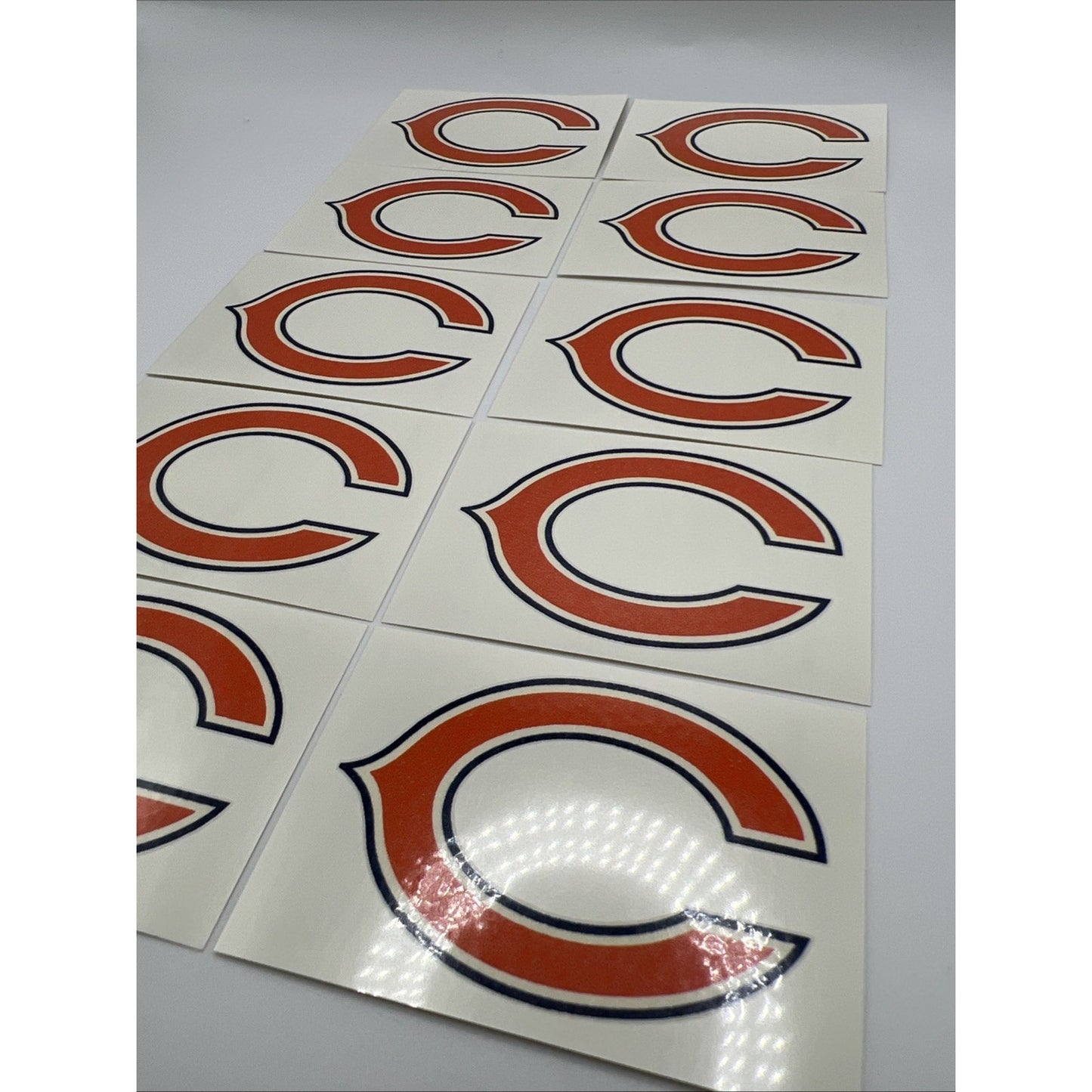 NFL Chicago Bears Temporary Tattoo Pack Of 10 Face Body Tattoos Football