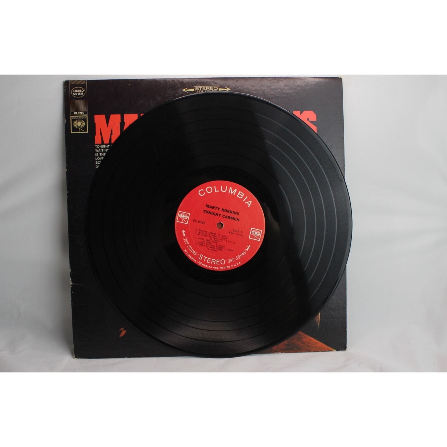 Marty Robbins – Tonight Carmen Vinyl Record Used