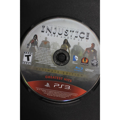 Injustice Gods Among Us PlayStation 3 PS3 Tested Video Game Used Fighting Game